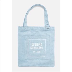 OPENING CEREMONY BOX LOGO CLASSIC TOTE BAG